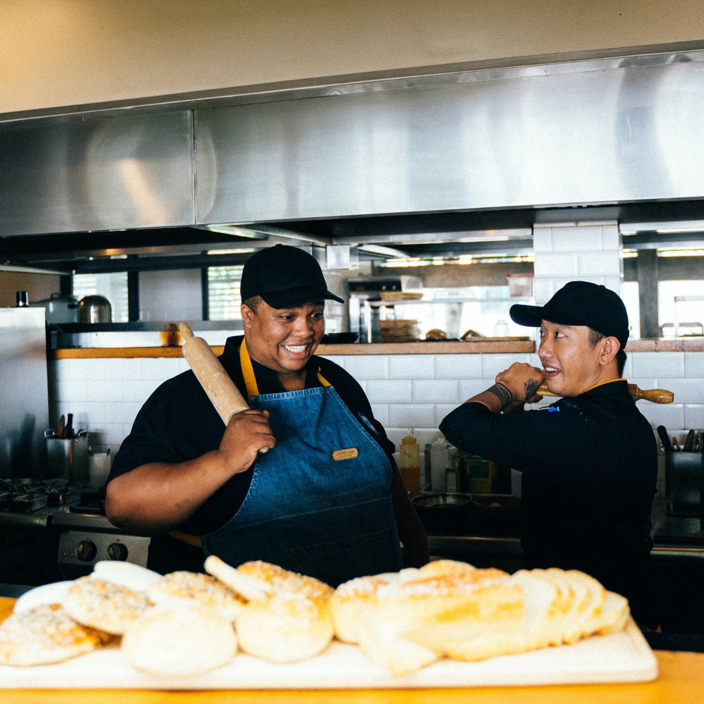 Chefs in the kitchen.